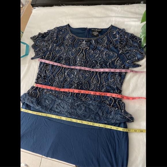 NEW Pisarro Nights Bead Embellished Mock Gown 12 - Picture 11 of 11